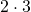 2\cdot3